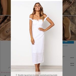 🌟🌟NEW Petal + Pup White Florez Midi 🌟🌟